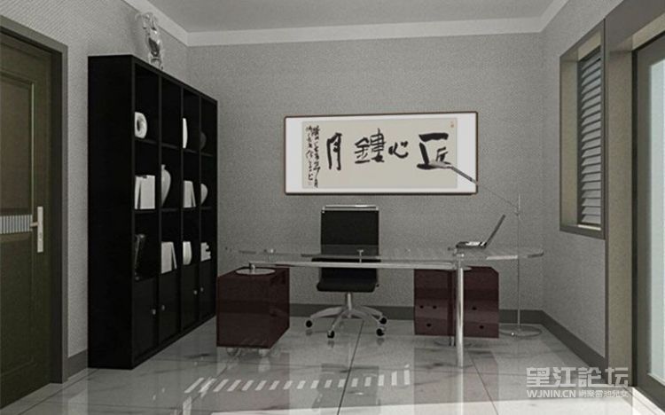 十年后友人办公室作品